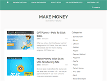 Tablet Screenshot of monetizingsites.com